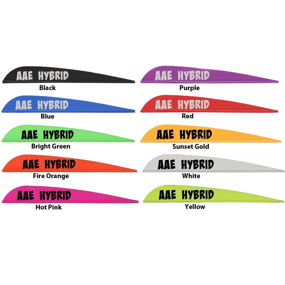 AAE Hybrid 40 100 Pack Archery Vanes