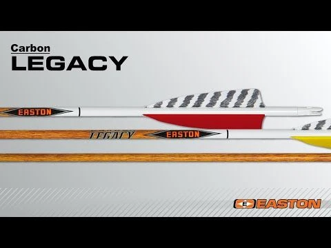 Easton Carbon Legacy Traditional Half Dozen Fletched Arrows - Image 3