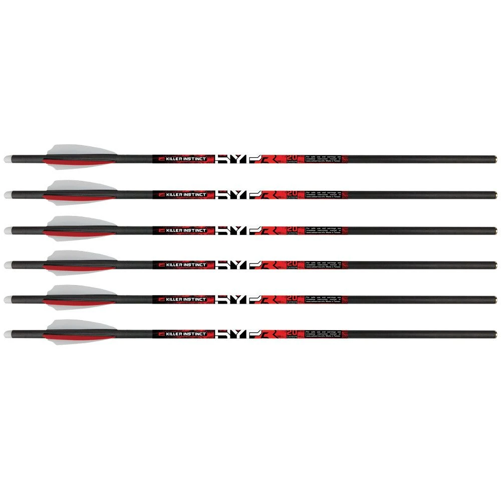 Killer Instinct Crossbows Hypr 20 Inch Crossbolts - 6 Pack